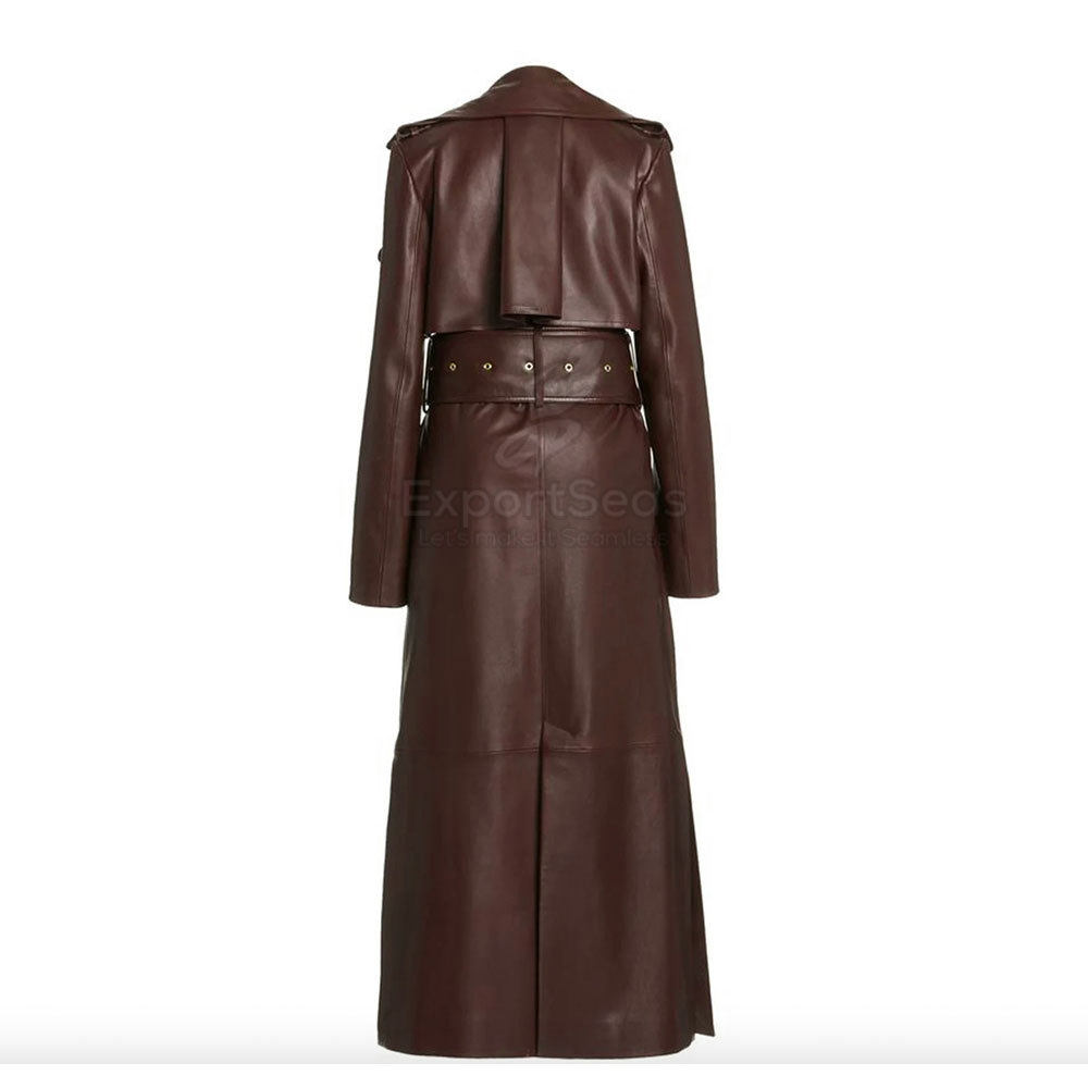 Damen Ledertrenchcoat individuell gestaltbar Winter 2