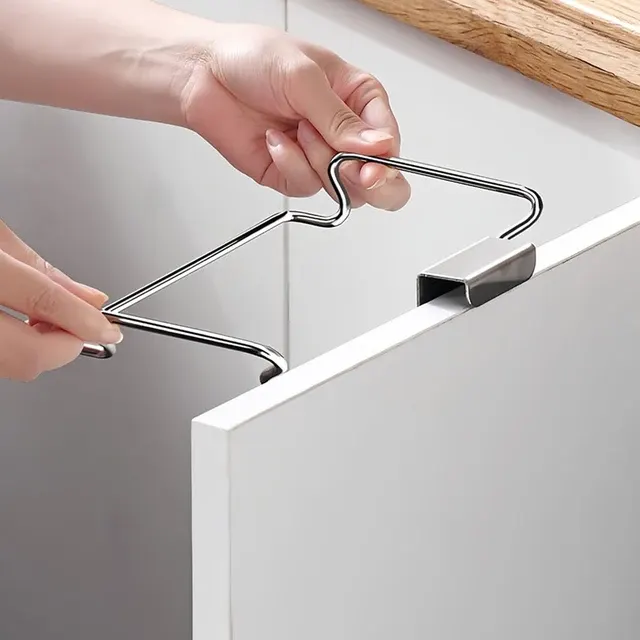Edelstahl-Müllbeutelhalter zum Hängen für Küche 4
