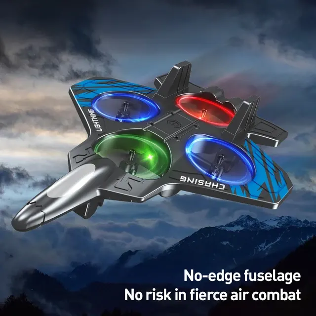 Schaumstoff-Schwebeflugzeug mit LED-Leuchten 3
