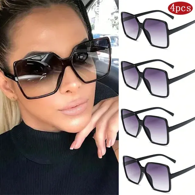 Oversize-Verlaufs-Sonnenbrille für Damen, Outdoor 3