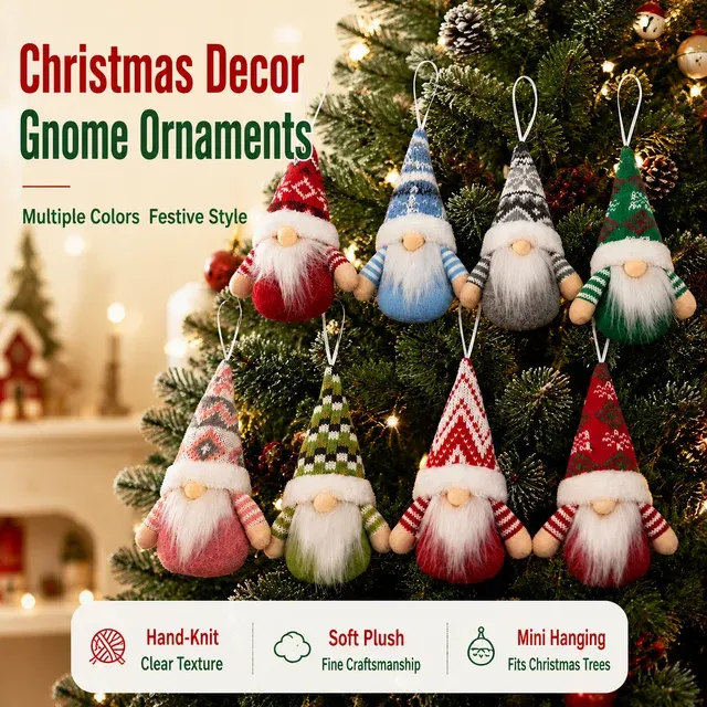 Weihnachtsbaum-Gnom-Anhänger 2