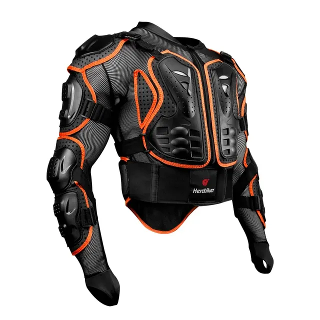 Motocross-Schutzjacke mit Ganzkörperpanzer 3