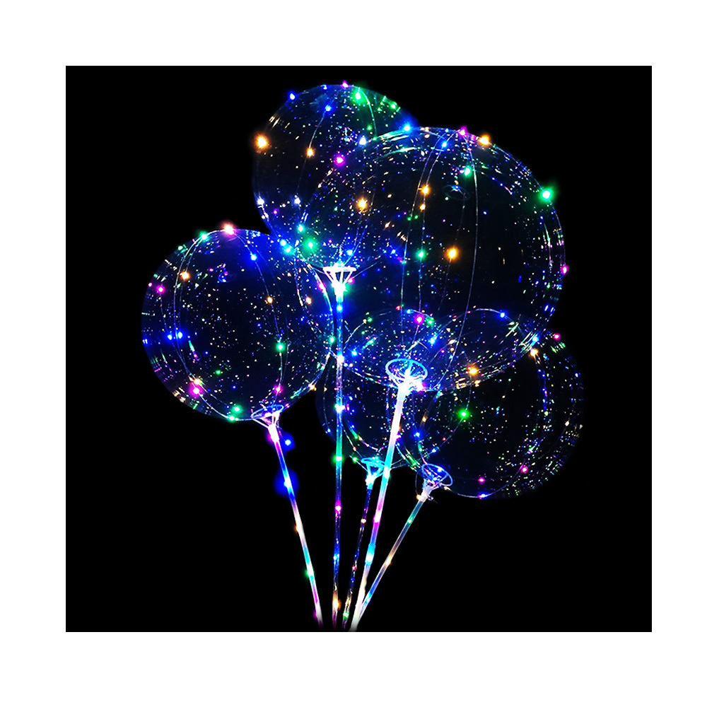 Transparenter LED-Bubble-Ballon 18–36 Zoll