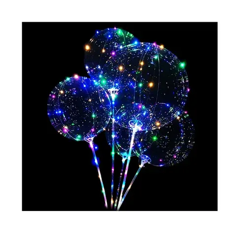 Transparenter LED-Bubble-Ballon 18–36 Zoll