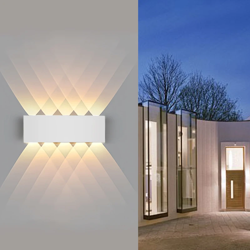 Wasserdichte LED-Außenwandleuchte IP65 2