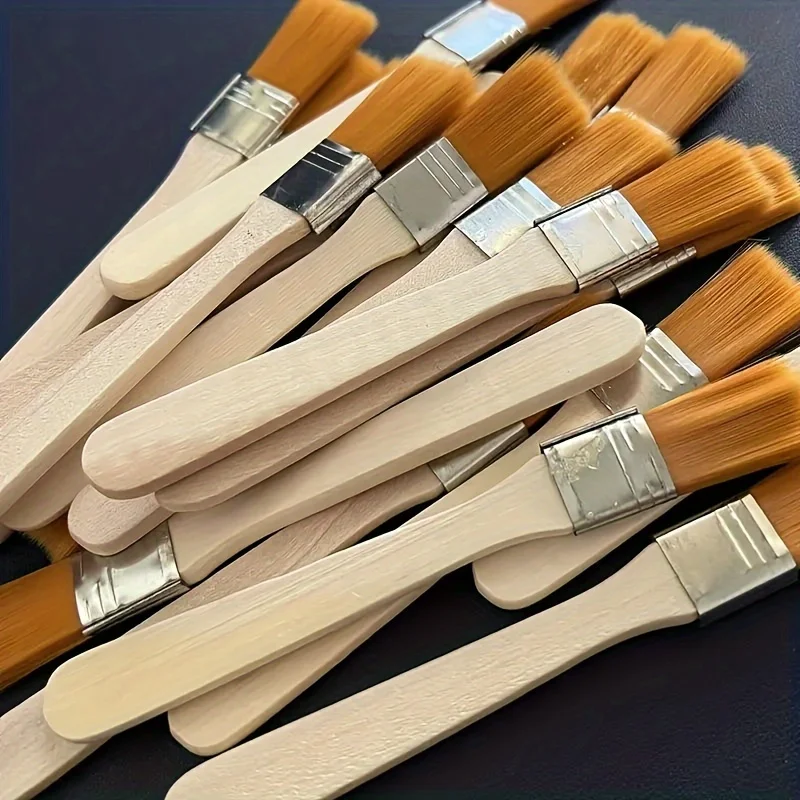 10-teiliges Holzgriff-Pinselset 2