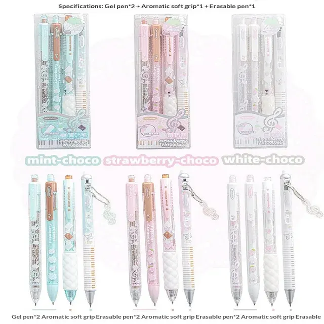 Gelstift-Set mit Radierer 1