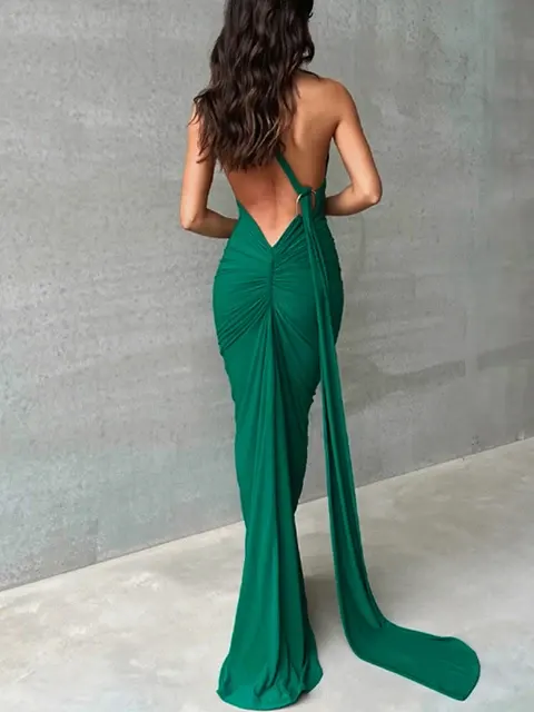 Off-Shoulder-Maxikleid 3