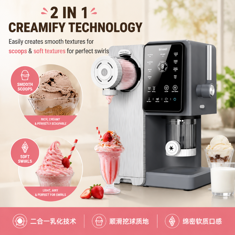 Eismaschine für Protein-Eis 4