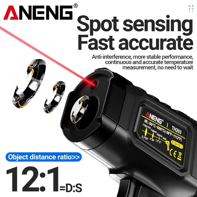 Einstellbares Infrarot-Pyrometer für Industrie 2