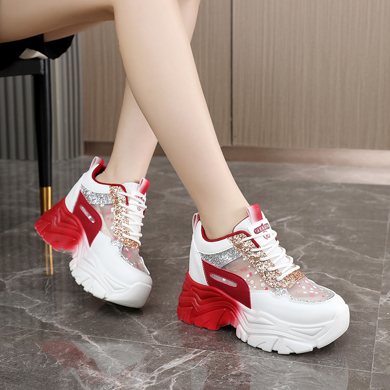 Damen-Mesh-Sneaker im Colour-Block-Design 4