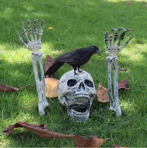 Realistische Totenkopf-Requisite