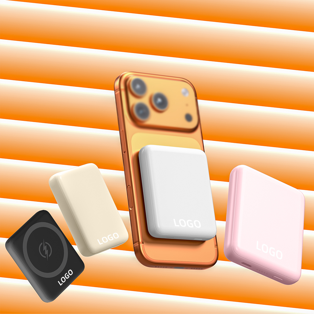 Ultraschlanke Mini-Powerbank 5000mAh mit Magnet