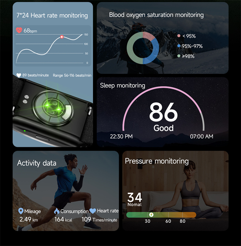 Fitness-Armband ohne Display mit Schlaftracker 4
