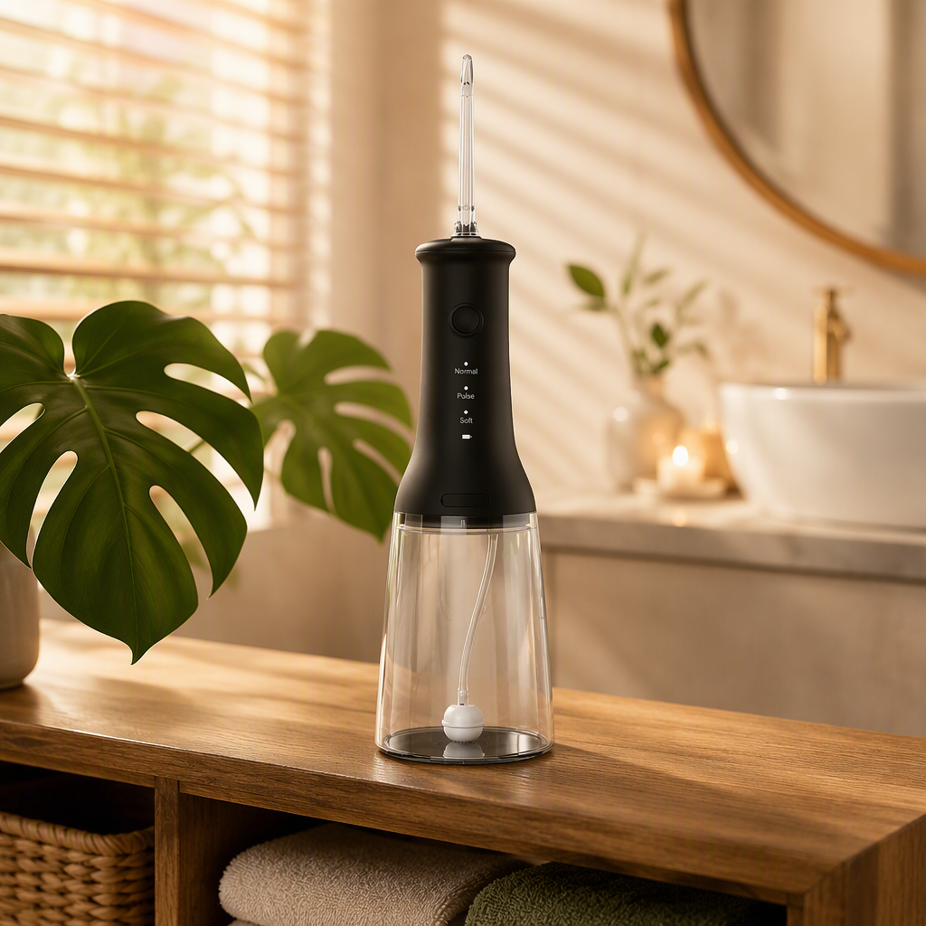Wiederaufladbare Munddusche mit 350-ml-Tank 2