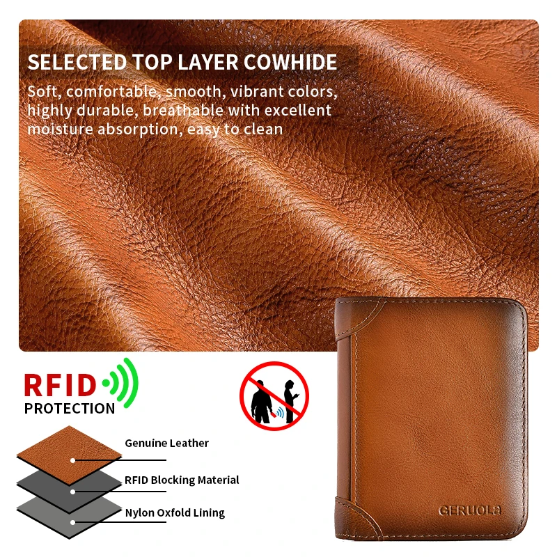 RFID-Ledergeldbörse 4