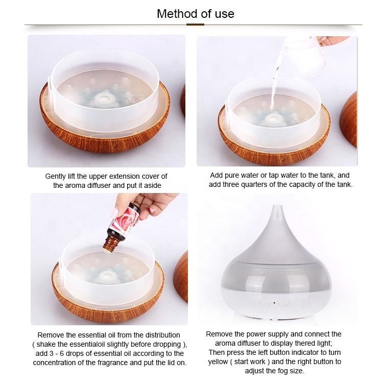 USB-Aroma-Diffusor in Holzmaserung 3