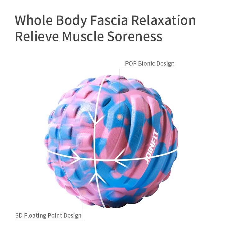 Yoga Faszien Massageball Set Pink 3