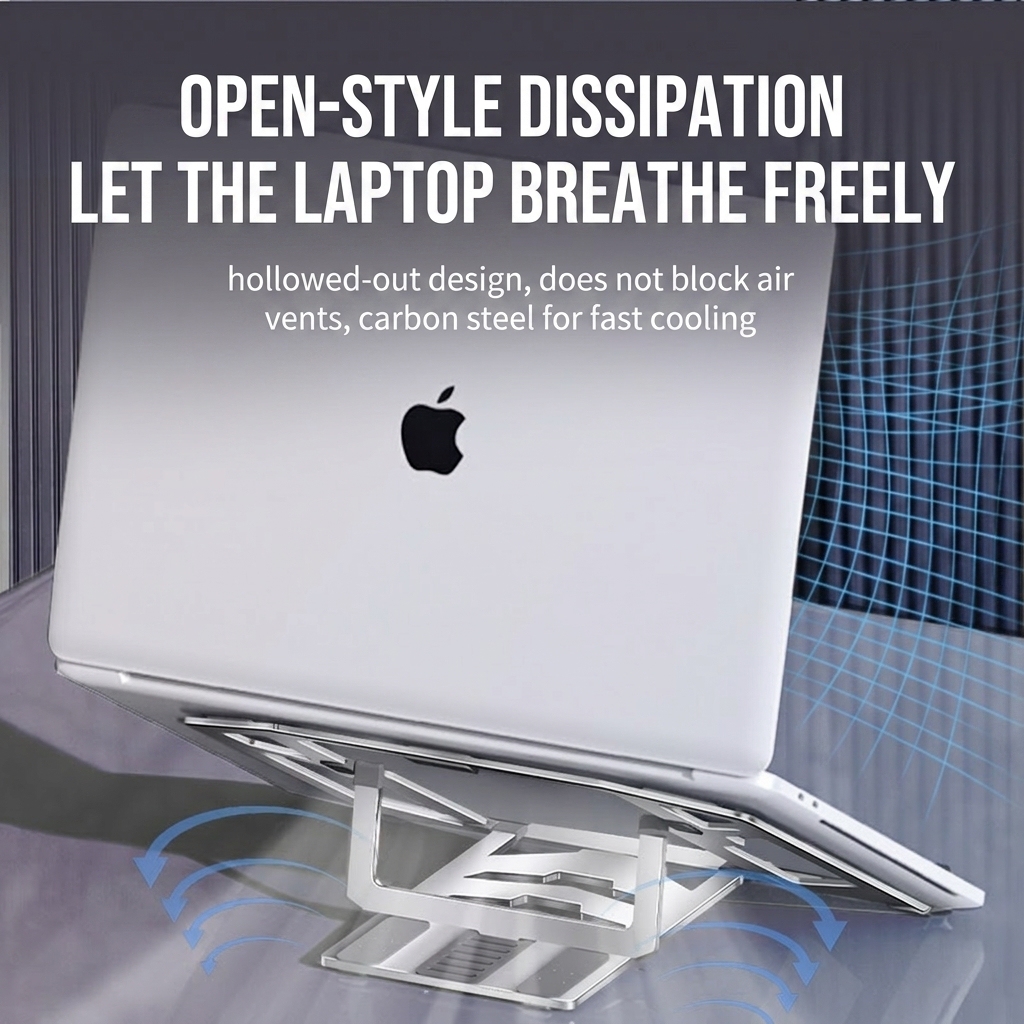 Ultradünner Verstellbarer Laptopständer Aluminium 3