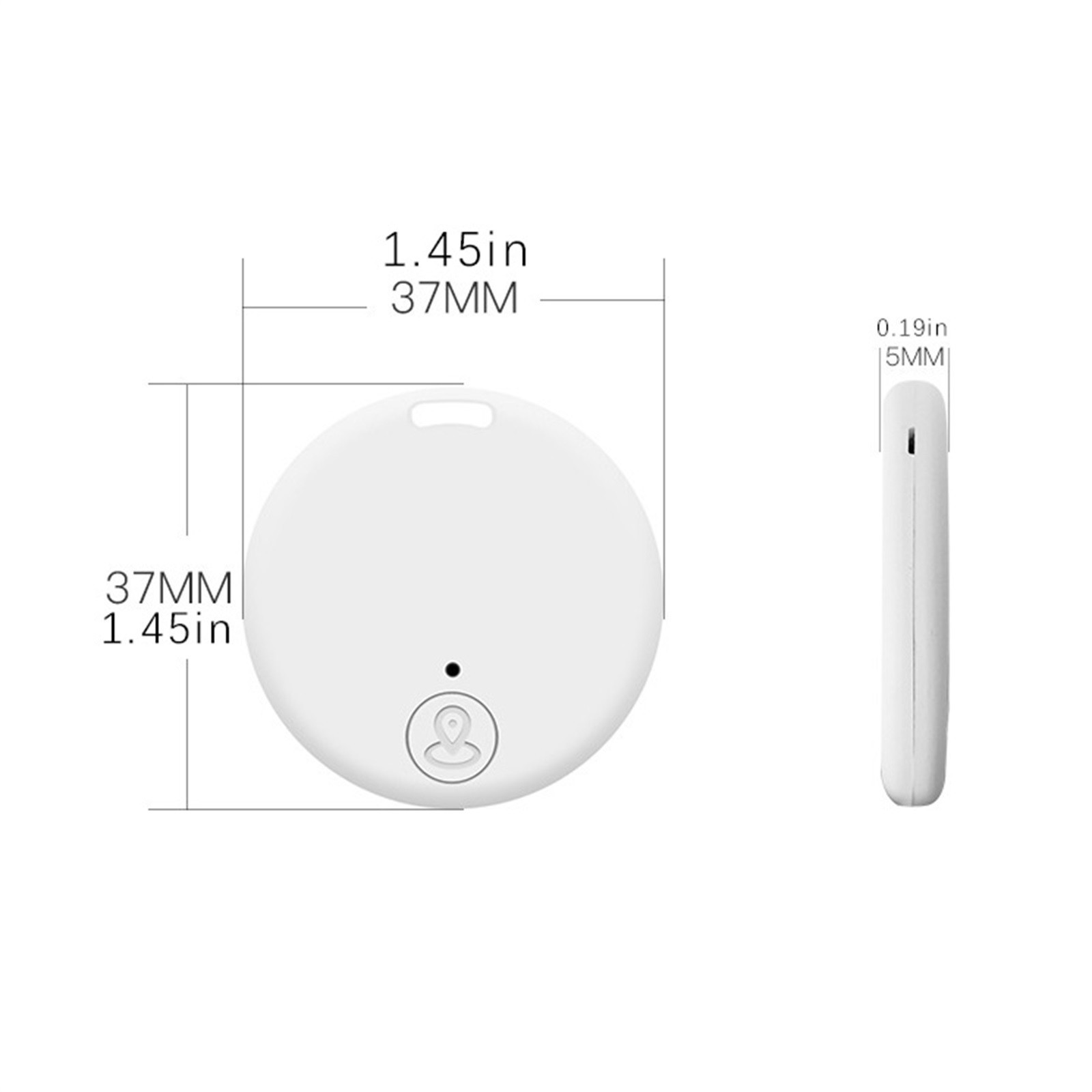 Mini Bluetooth-Schlüsselfinder aus Kunststoff 3