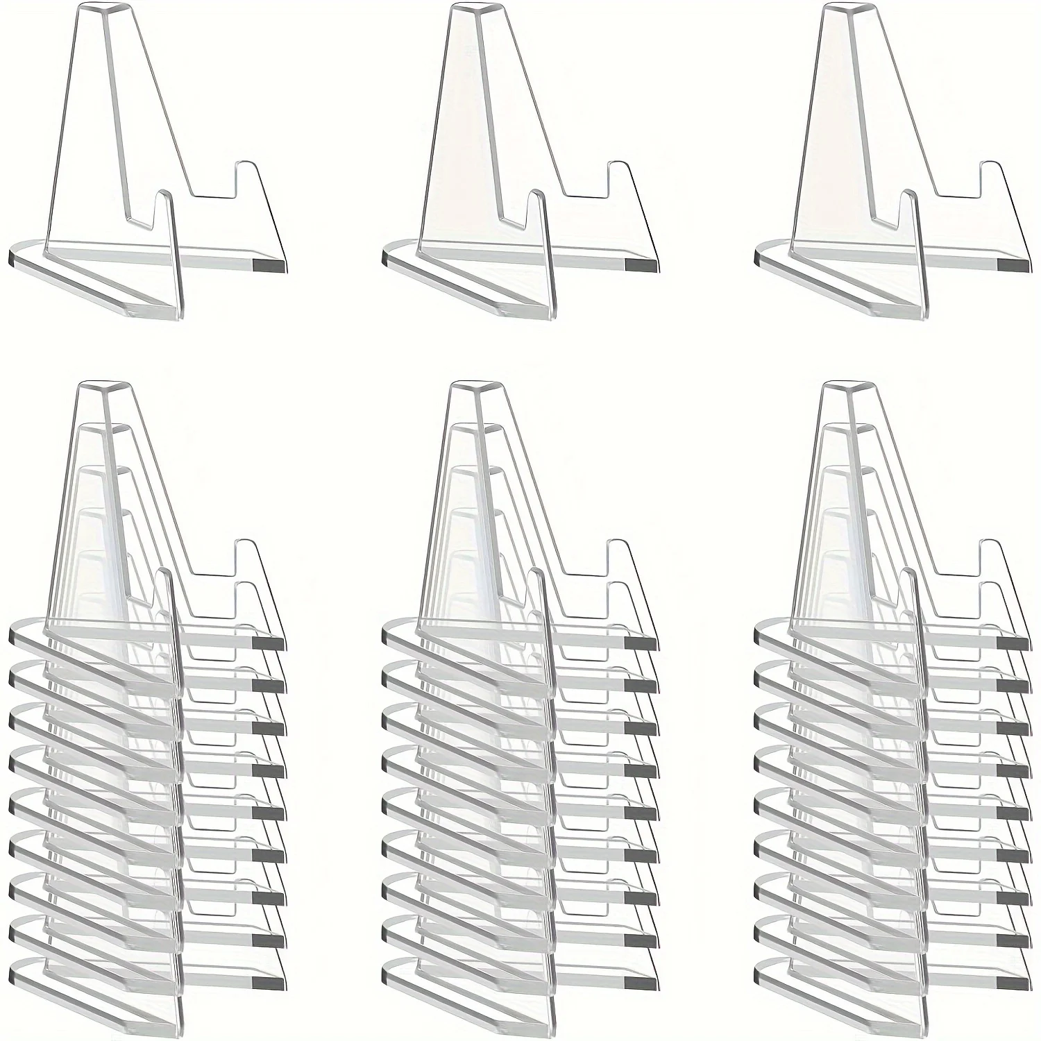 Transparente Acryl-Präsentationsständer, 30 Stück