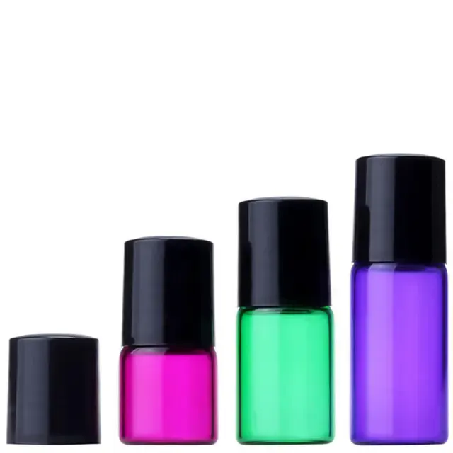 Farbige Glas-Roll-on-Flasche 3