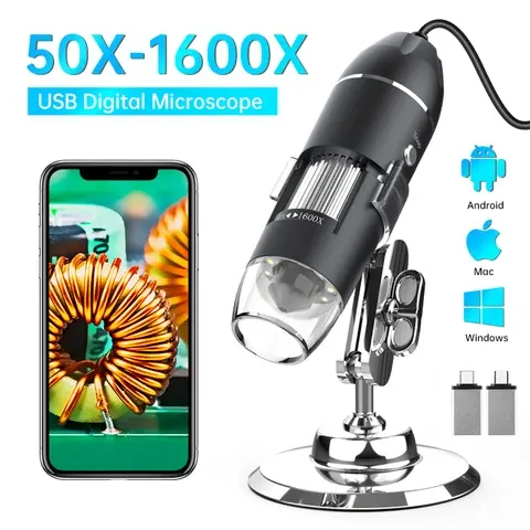 USB-Lötmikroskop 1080P mit 8 LEDs