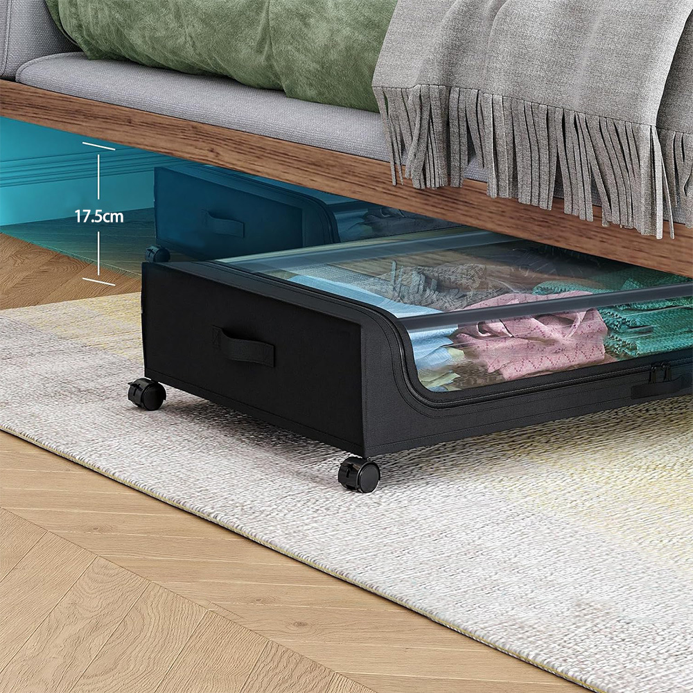 Rollbare Unterbett-Aufbewahrungsbox mit Deckel 3