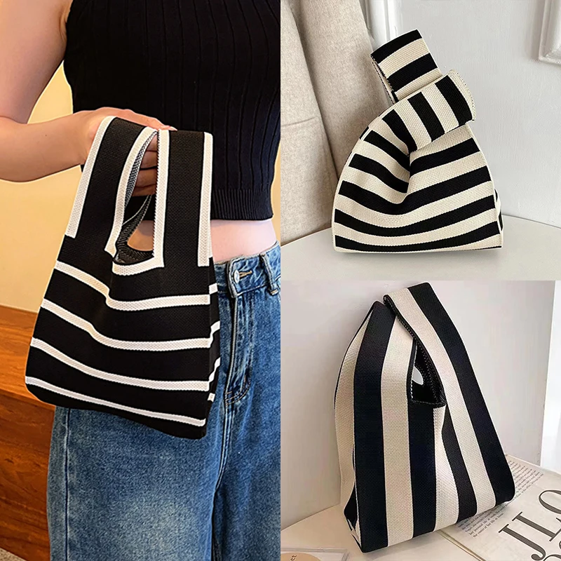 Gewebte Mini-Handtasche 3