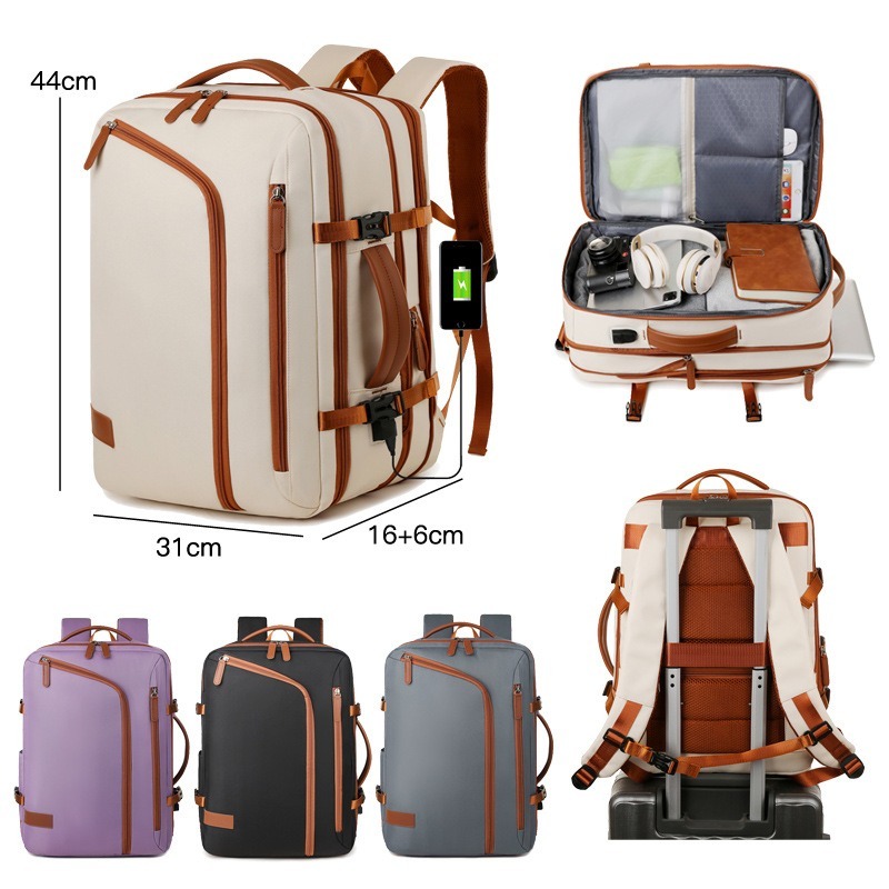 Großer Laptop-Rucksack mit Multifunktionsfächern 2