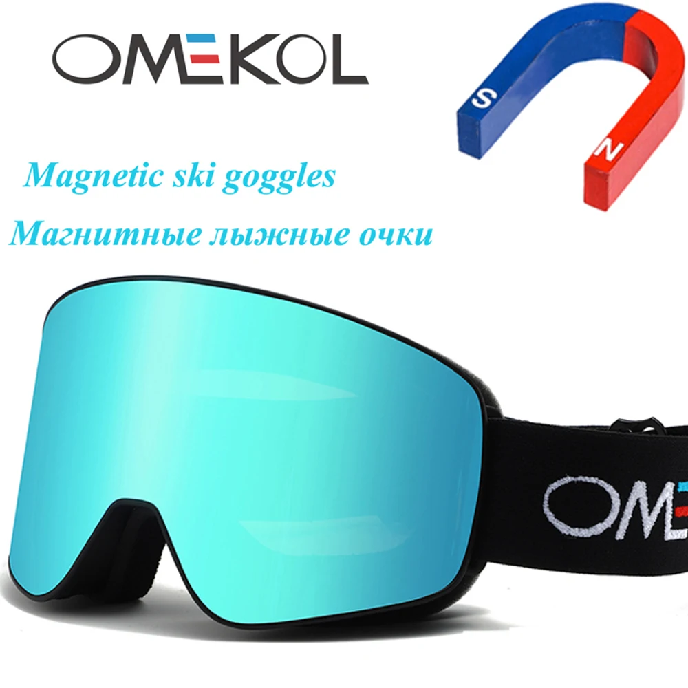 Magnetische Skibrille