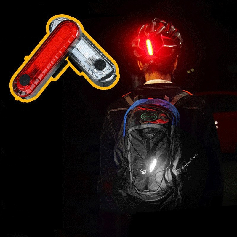 Kleines rotes LED-Fahrradrücklicht 2
