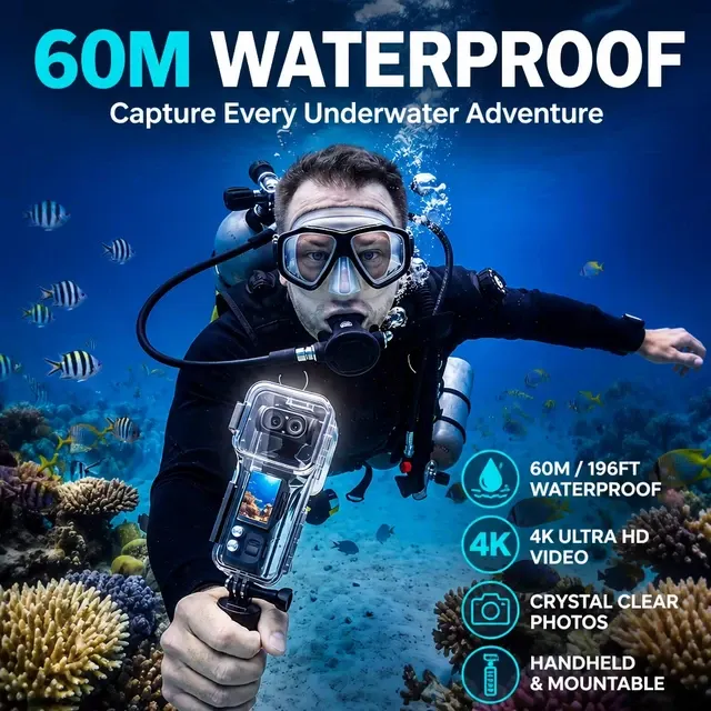 Wasserdichtes Tauchgehäuse für Insta360 Luna 4