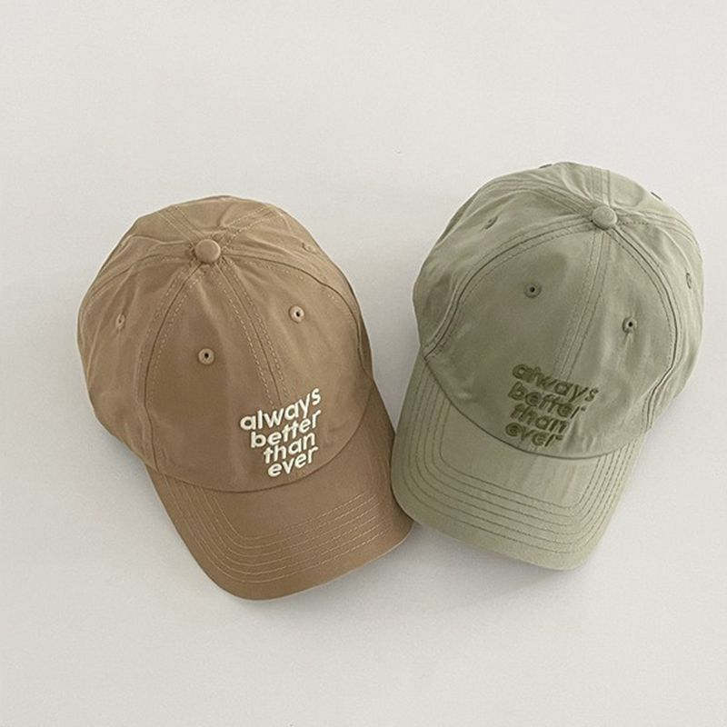 Baumwoll-Baseballcap mit Stickerei 2
