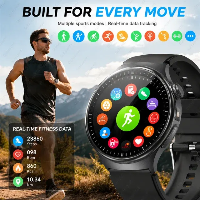 Smartwatch mit KI-Diagnose und AMOLED-Display 4