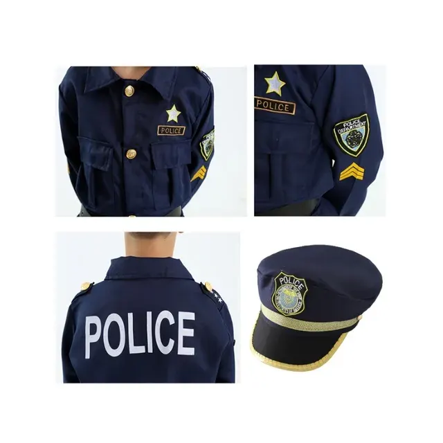 Kinder-Polizei-Kostümset 4