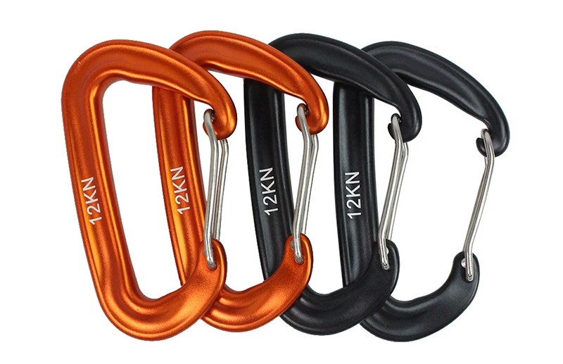 Kleiner D-Form-Kletterkarabiner, 12 KN 3