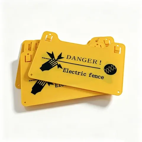 Elektrozaun-Warnschild