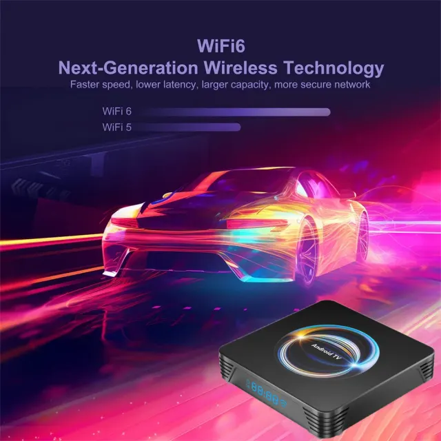 8K Android 16 TV-Box mit 256 GB 4