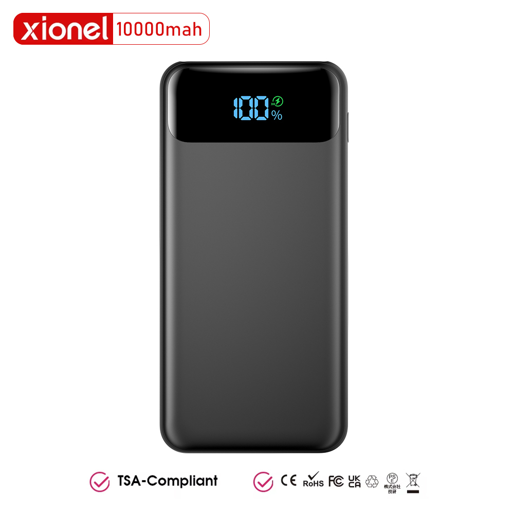 Powerbank 10000 mAh 22,5W mit Eingebautem Kabel