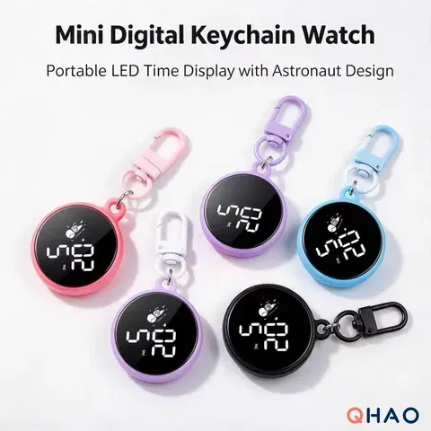 LED-Schlüsselanhänger-Uhr