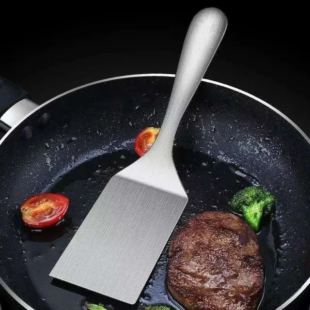 Kleiner Edelstahl-Pfannenwender für Teppanyaki 4