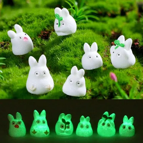 Leuchtende Mini-Elfenfigur