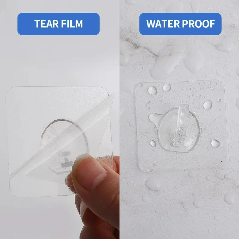 Transparente Selbstklebehaken, 5–30 Stück 3