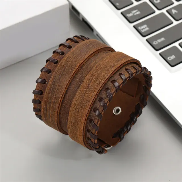Geflochtenes Lederarmband 3