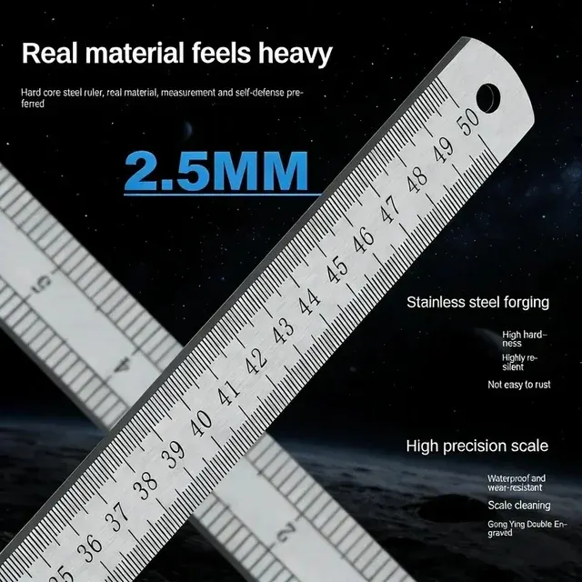 Verstärktes 50-cm-Stahlmaßband für Alltag 4