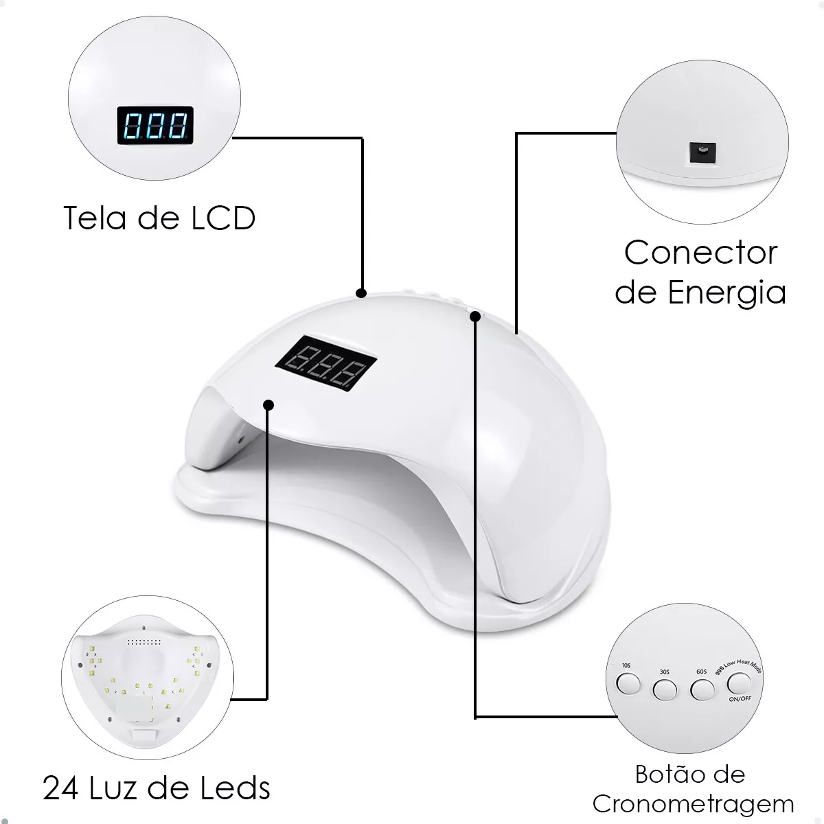UV-LED-Nagellampe 2