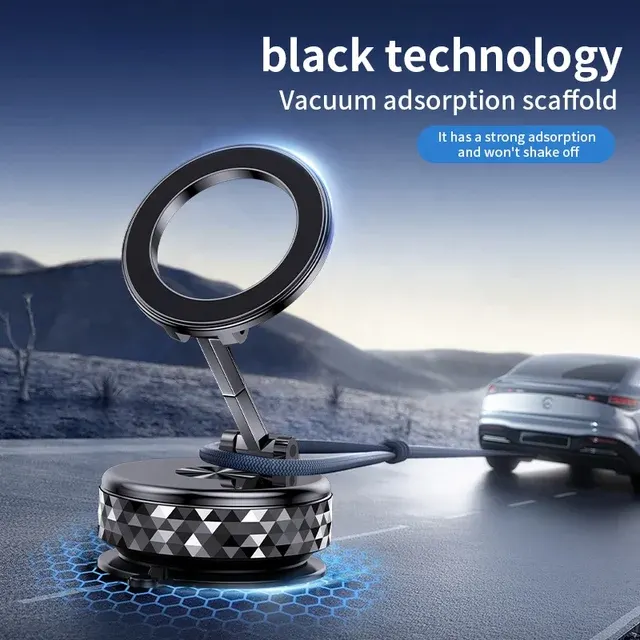 Magnetische Vakuum Autohalterung für Smartphone 2