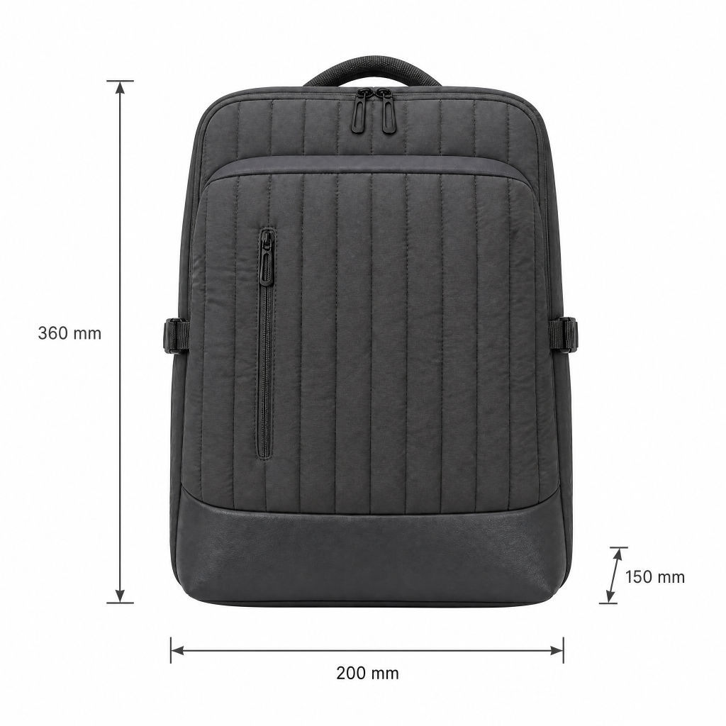 Wasserabweisender Laptop-Rucksack mit Polsterung 3