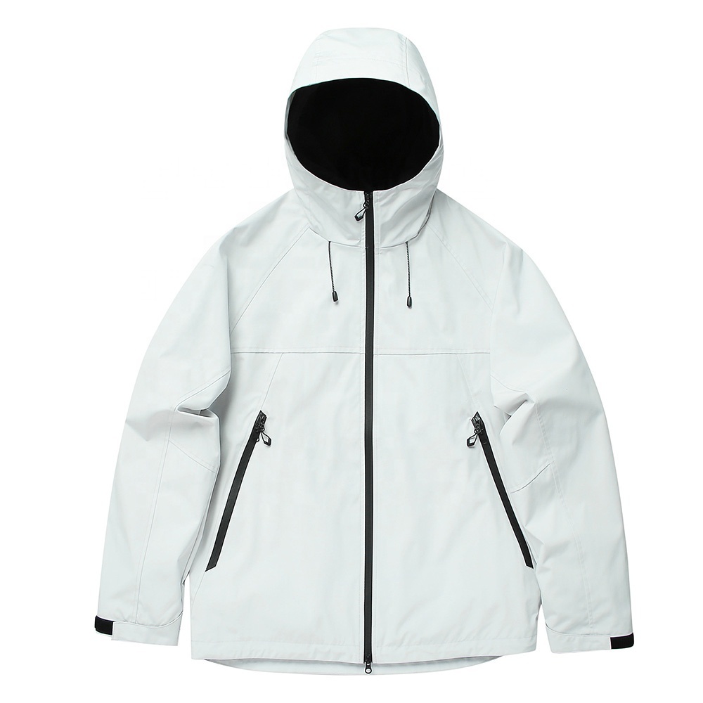 Wasserdichte Softshell-Windjacke mit Kapuze 3
